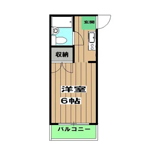 エスポワール12【2-B号室】の間取り