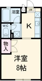 ウィズガーデン【2階】の間取り