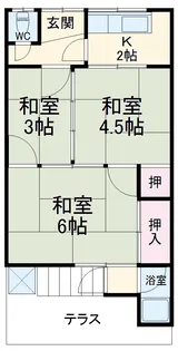 嵯峨野アルファ【10号室】の間取り