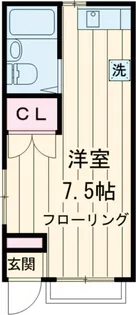 メゾン デ ボナール【103号室】の間取り