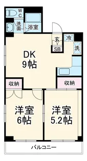 梶ヶ谷リベール【4階】の間取り