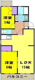 サンビレッジ【102号室】の間取り