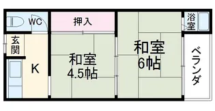 柳本荘【9号室】の間取り