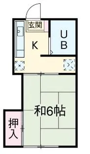 ハイムエンゼル【101号室】の間取り