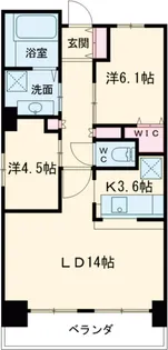 イプセ府中【2階】の間取り
