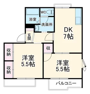 シンフォニー【2階】の間取り
