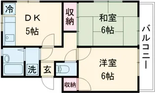 サンハイム新富【101号室】の間取り