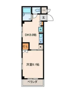 ジュ・ヴォネオ【2階】の間取り
