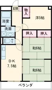 第2藤栄ハイツ【303号室】の間取り