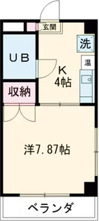 メゾンドアムール【410号室】の間取り