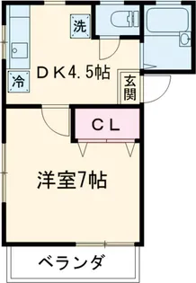 ハピテーション国立C【301号室】の間取り