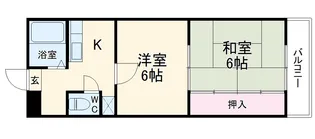 第一ファラオ【216号室】の間取り