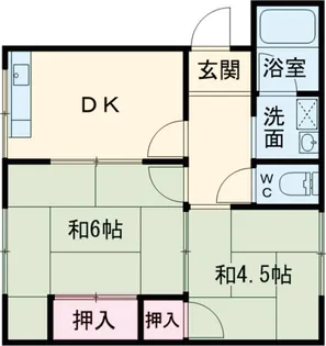 美山荘【1階】の間取り