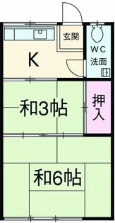 神流荘【2階】の間取り