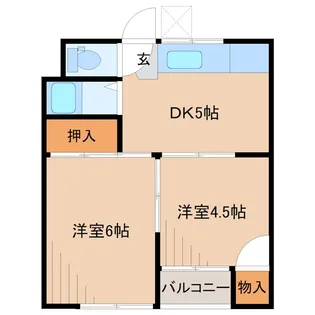 ユニバース・7【203号室】の間取り