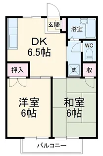 エクスバージ【203号室】の間取り