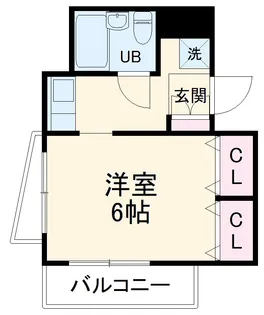 クレハブカ【3階】の間取り