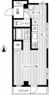 光清ハイツ【4階】の間取り