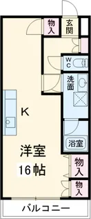 パークサイドハウス【2階】の間取り
