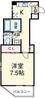 マ・メゾン国立【5階】の間取り