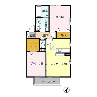 MKM Ⅱ【101号室】の間取り