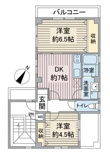 サクラハウス【3階】の間取り