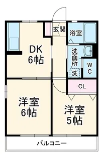 ハイムビーチⅠ【1階】の間取り