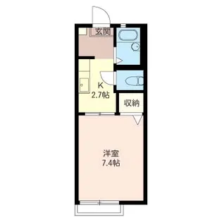 ヴィラ・セレソン【1階】の間取り