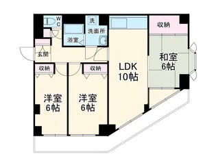 エルム梶ヶ谷【305号室】の間取り