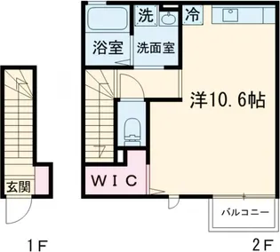 フロース【2階】の間取り