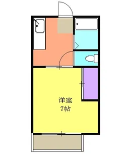 ITBハイツ【2階】の間取り