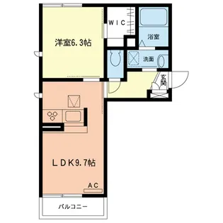 River Wind Ⅰ【1階】の間取り