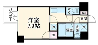 RISING STAGE【514号室】の間取り