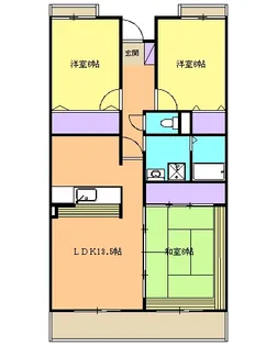 メゾン幸【3階】の間取り