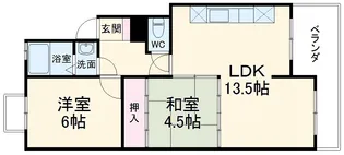 北前田マンション【304号室】の間取り