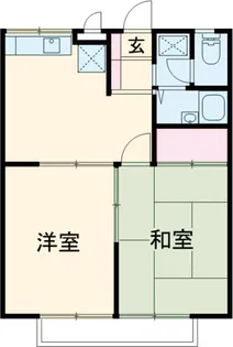 エステートピアリバーサイド【201号室】の間取り