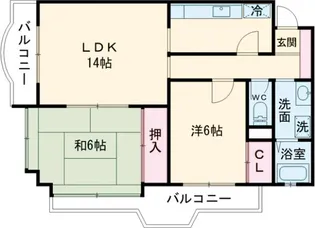 リトー八王子【2階】の間取り