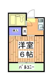 サンシャイン花園【4C号室】の間取り