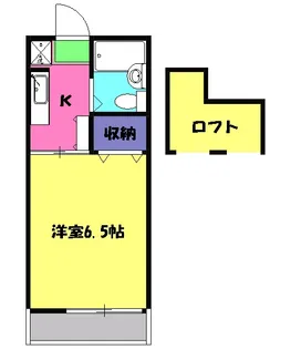 コーポアスカ【105号室】の間取り