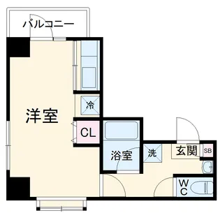 アメニティーコート相模大野【4階】の間取り