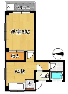 NSハイツ【2階】の間取り