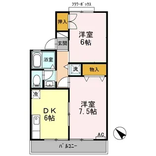 アネックス旭【2階】の間取り