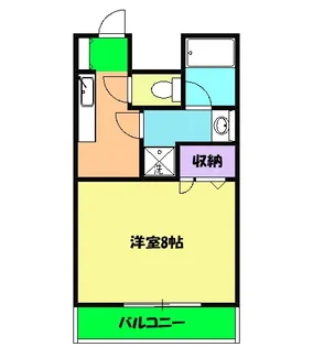 High PortⅡ【101号室】の間取り