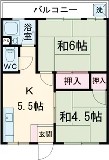 オリーブハイツ【3階】の間取り