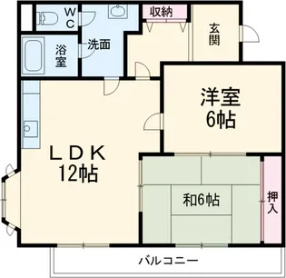 カサド・エムズ【406号室】の間取り