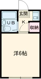 ハイツハセガワ【203号室】の間取り