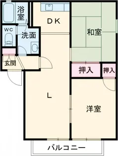 カルムS.J【A101号室】の間取り