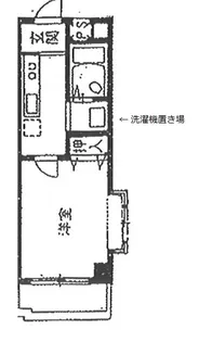 West Creek【209号室】の間取り