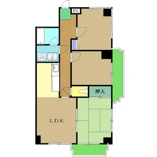 アヴ ニール【301号室】の間取り