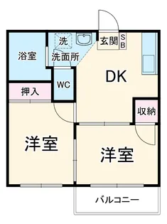 ピアビーンズⅡ【203号室】の間取り